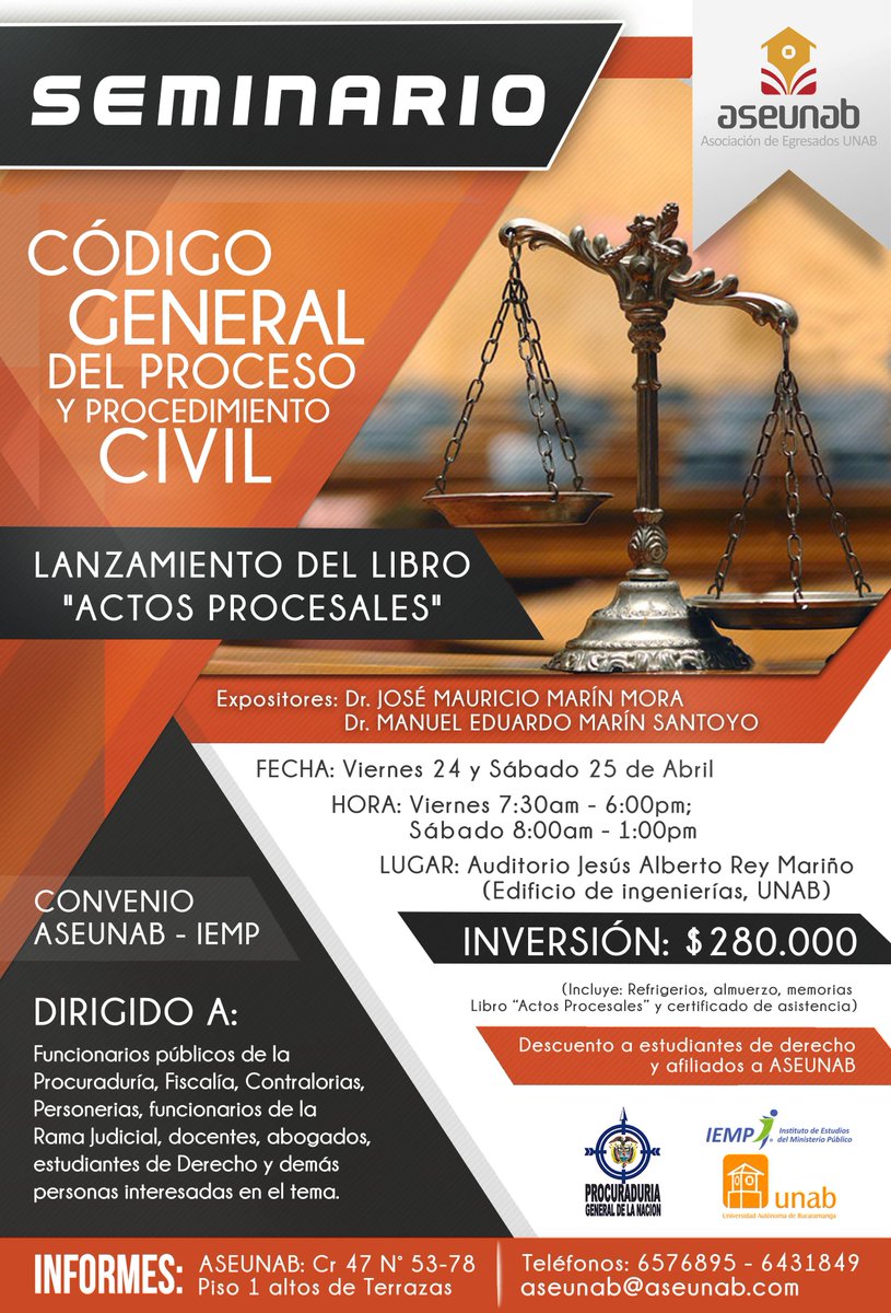 unicienciabga's tweet photo. SEMINARIO http://t.co/I5qbeJMj5b