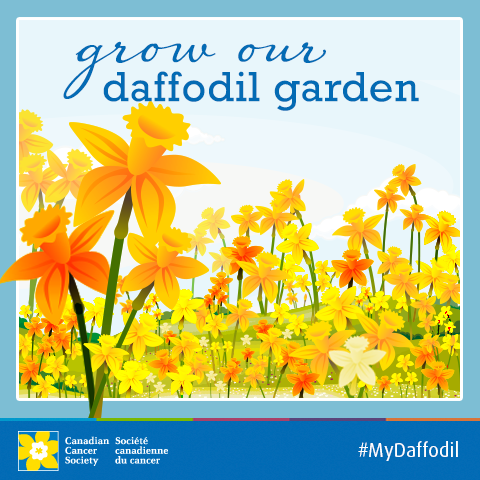 ulethrelay's tweet photo. Still space in our garden @ the #DaffodilMonth half-way mark. If we sell another 1000 pins, we’ll add another flower! http://t.co/4HgMPJv1rL