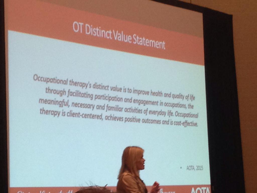 ASD_AOTA's tweet image. #OTdistinctvalue #ASDAOTA15 #AOTA15