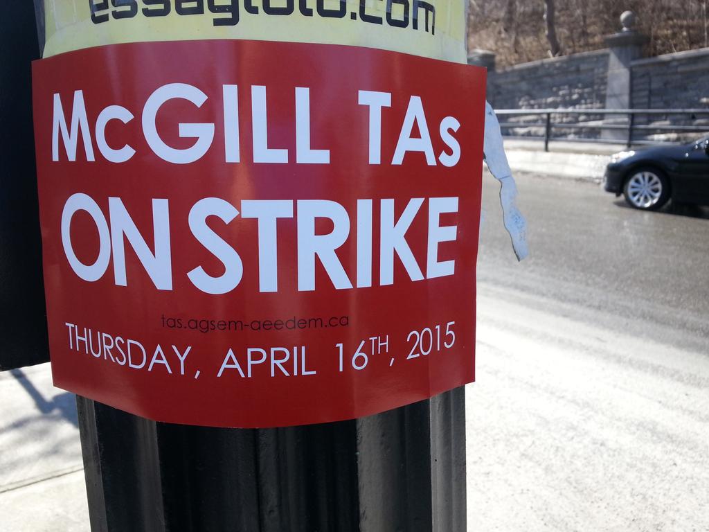 agsem_aeedem's tweet photo. Letting our voices be known. Come join us tomorrow and see what we're rallying for!! #McGillTAstrike #AGSEM http://t.co/Ew7P7DQEQM