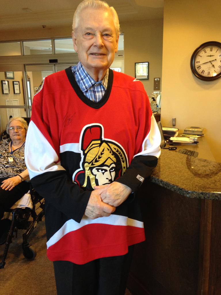 Rodney is ready for the Ottawa vs Montreal game tonight #gosengo <a href="/Senators/">Ottawa Senators</a>