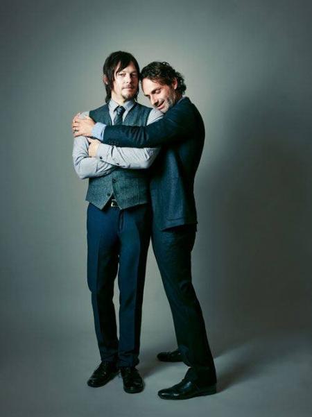 IRickGrimes_'s tweet photo. I'm glad you finally told him. @IDarylDixon_ @iMerleDixon_ http://t.co/z5NHFB5XNF