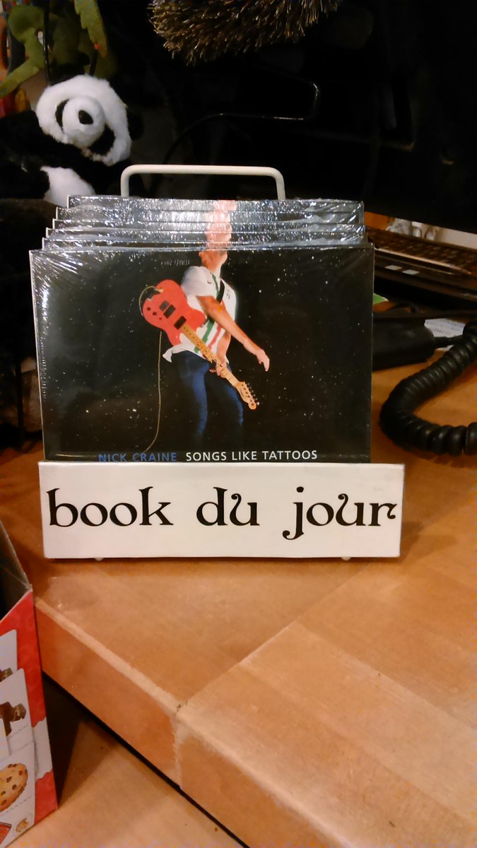 Bookshelfnews's tweet photo. Reading with music on can be great sometimes, but @NickCraine1's new album is worth putting the book down for. http://t.co/kSBqaoOwHt