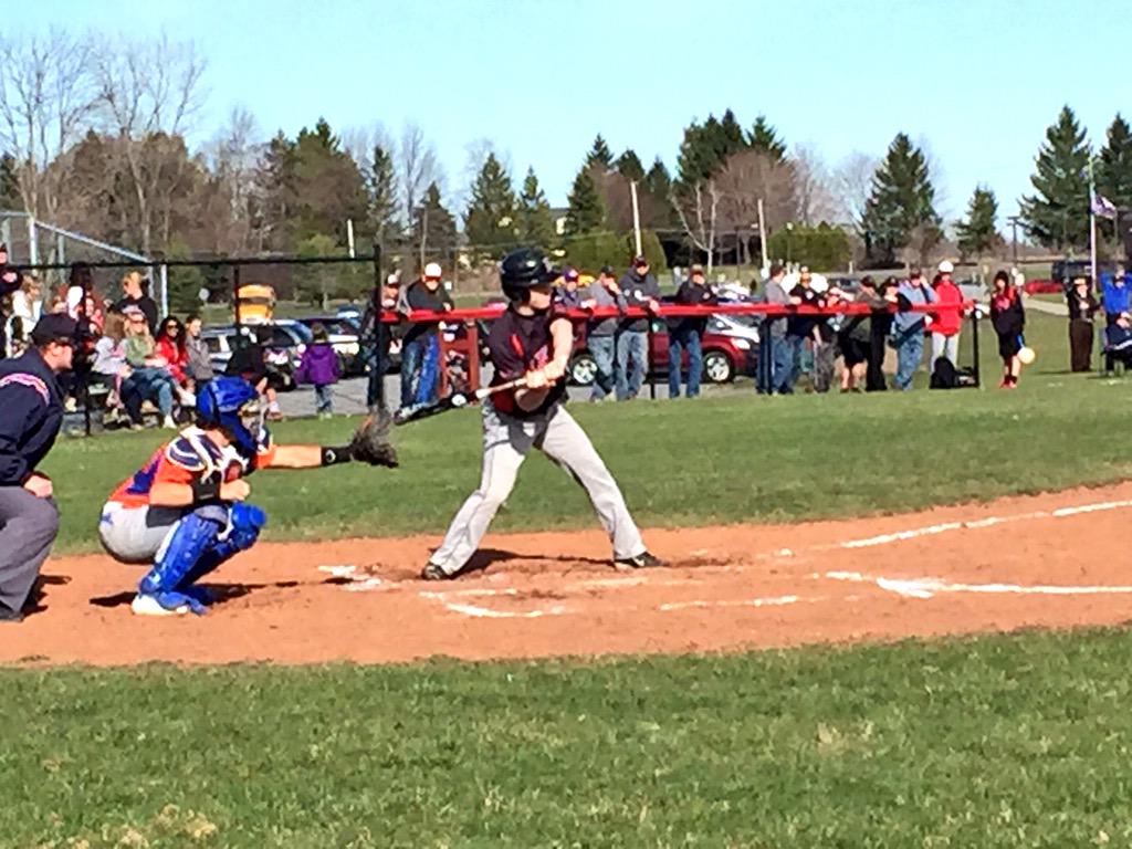 LeRoy_CSD's tweet photo. A beautiful day for the Varsity Baseball team's home opener! 
The Knights are hosting Livonia! 
#LetsGoKnights 
#⚾️ http://t.co/BfwsTZTchl