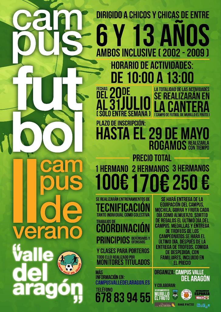 Y aqui el cartel para que nadie se quede sin apuntarse.
Si el año pasado fue bueno....este año mejor!!