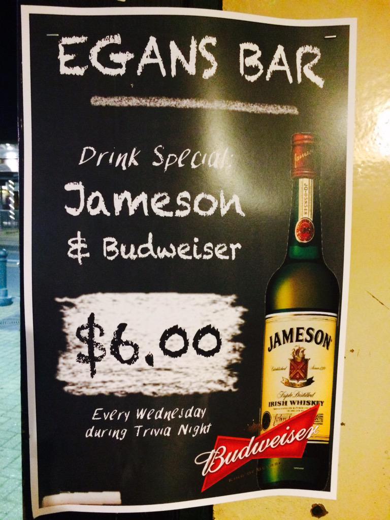 Egan's Bar tweet media