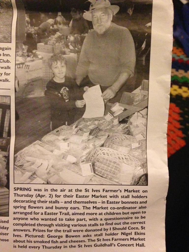 Nice and chilled amongst the foggy April market . Raisin profile in the press last week