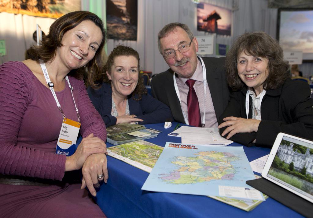 Failte_Ireland's tweet photo. Now in its 40th year, this year’s #Meitheal2015 welcomed 277 overseas tourism buyers + 500 Irish tourism businesses.. http://t.co/HbjPXpYjuk