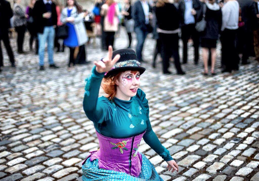 Failte_Ireland's tweet photo. Celebrating our festivals @KilmainhamD8 last evening with #Meitheal2015 attendees. #LoveDublin @bramstokerdub http://t.co/NxymtzRlxD