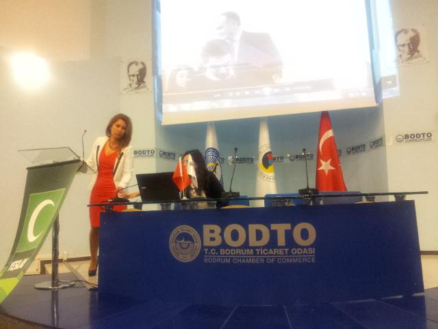 Bodrumda STKlara, Okul Aile Birligine, Okul md.ne, Muhtarlara, Daire Md.ne TBM tanitimini yaptik.