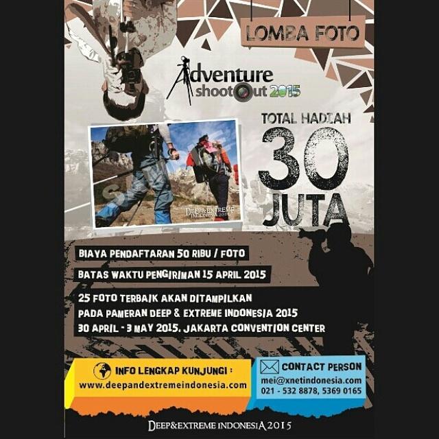 Lomba foto #AdventureShootout <a href="/DEEPandEXTREME/">DEEP & EXTREME ID</a>