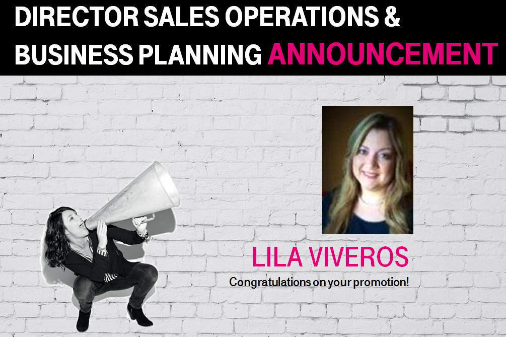 SamSindha's tweet photo. Great internal promotion for the Director of Sales Ops &amp; Business Planning. Congrats to Lila! @ISLila #welldeserved http://t.co/MB1UQZLmMv