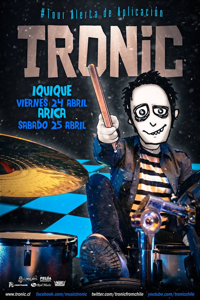 tronicfromchile's tweet photo. #Tronic en vivo en #Iquique y #Arica, 24 y 25 de Abril! Nos vemos! =D http://t.co/92xNr4SOds