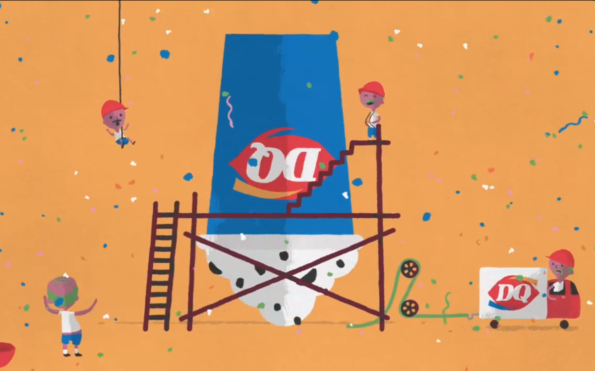 DairyQueen's tweet photo. This month, all BLIZZARD Treats are served upside down or your next one’s free. Watch &amp; learn: http://t.co/oIgIMvSGX3 http://t.co/a2gfwYI8sV