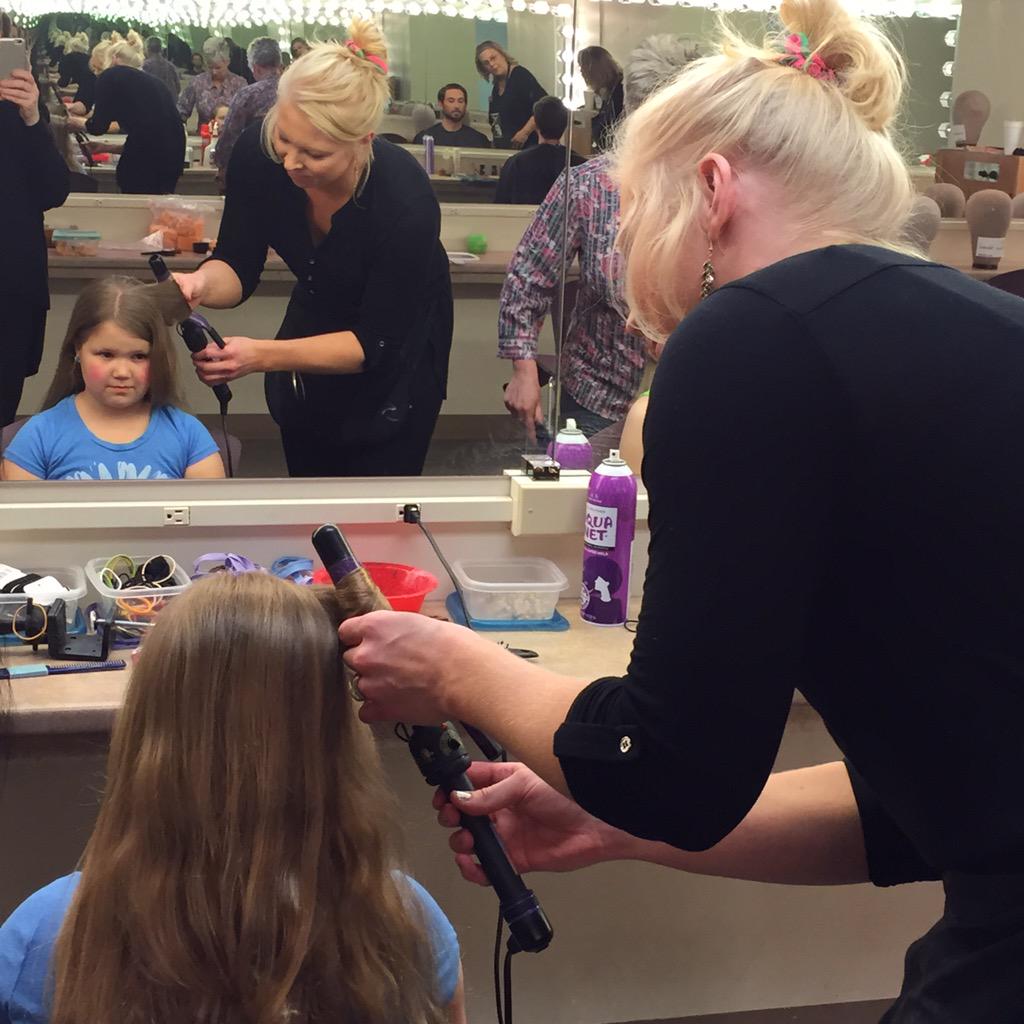 MaryCarrickSing's tweet photo. Evidently my kid doesn't trust Mom with her hair for the stage. Not my first rodeo. #FideliO! @operaomaha #momsinger http://t.co/2lzriB1AIz