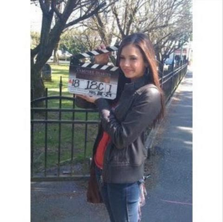 tvdblake's tweet image. primeiro dia no set / último dia no set EU NÃO ESTOU NADA BEM Thank You Nina Dobrev