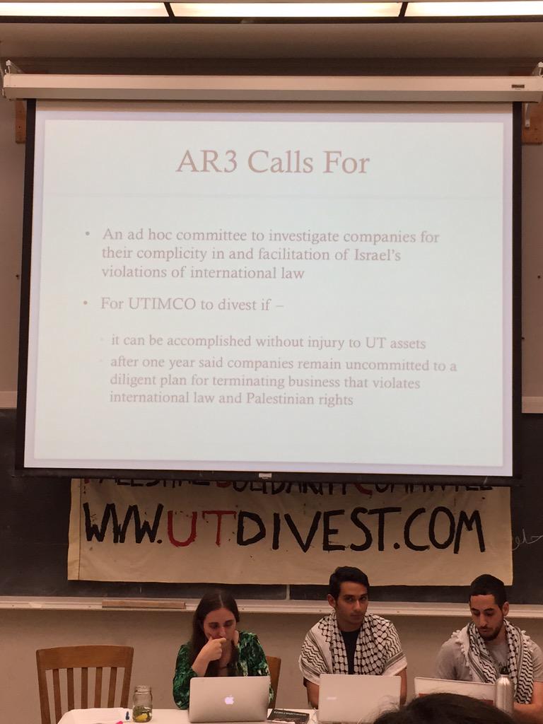 PSC_atx's tweet image. AR3 divestment resolution #UTDivest