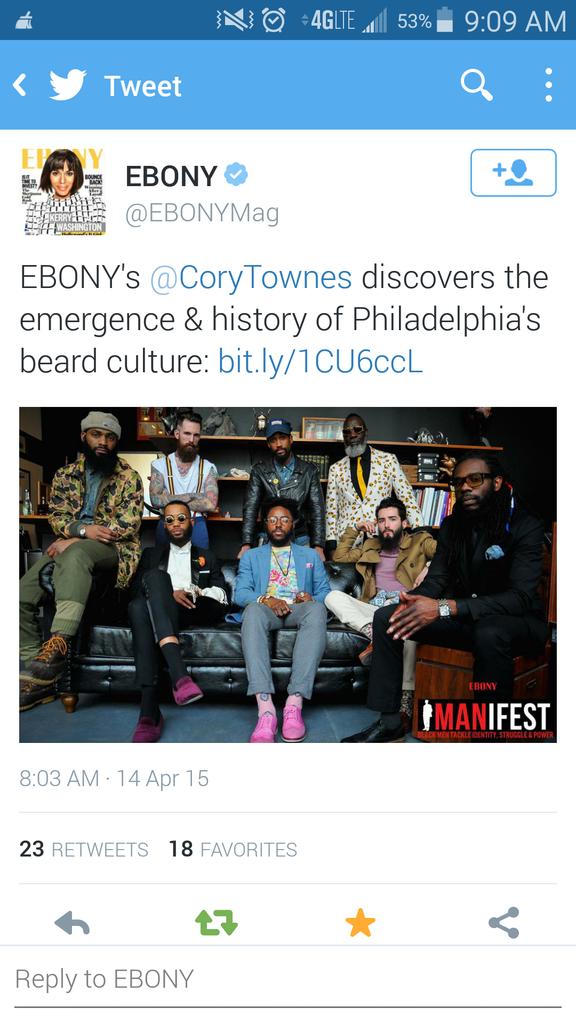 voicesinpower_'s tweet photo. Love to @EBONYMag and @Curran_J. #TheBeardedBunch #BeardedBunch http://t.co/MX1Pw2egZc