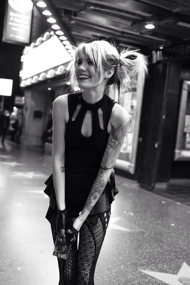 Laughing Jill walks through the streets alone before tip working around randomly. "All around the mulberry bush--