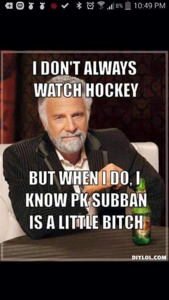 coolcat1on1's tweet photo. #Sens #Habs STONE is Out thanks #pksubban #SLAS2015 http://t.co/2cCrn5CWwl