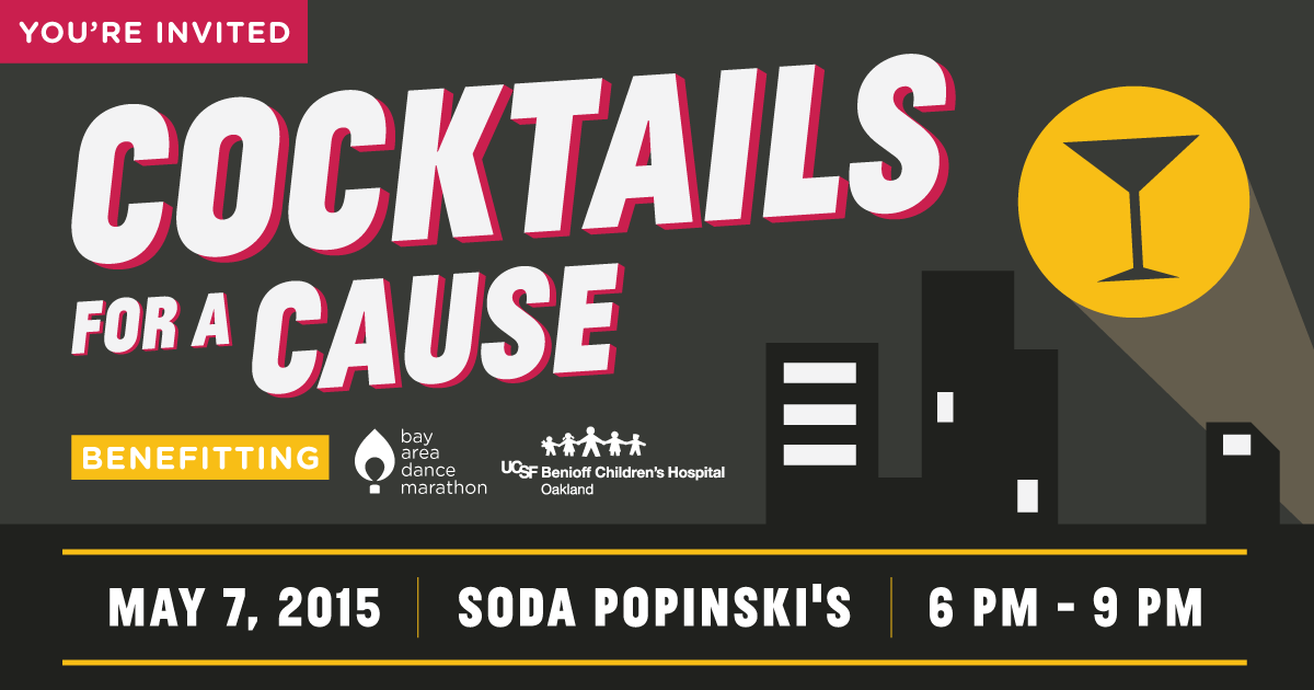 BayAreaDM's tweet photo. Free May 7? We hope so – you’re invited to Cocktails for a Cause at @SodaPopinskis. RSVP: http://t.co/3q8h1bTgFx http://t.co/MxHUL0lBix