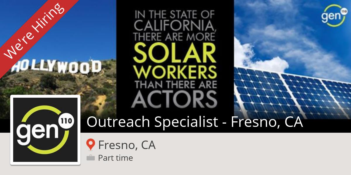 inababi's tweet photo. #Gen110 is looking for a #Outreach #Specialist - Fresno, CA in #Fresno, apply now! #job http://t.co/T2GGahrc1I http://t.co/5aEx52KNie