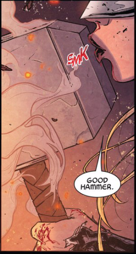 StevilEmpire's tweet photo. The new #THOR really is pretty f'ing great, girls and boys. #GoodHammer http://t.co/Q9g6XEHbD4
