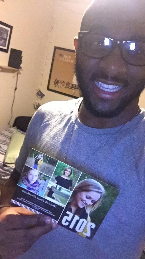 camrfuller12's tweet photo. Got my announcement from this awesome young lady! Makes me smile that she still thinks of me! #FBCARD @hannahghouse http://t.co/4eI9BzCrzi