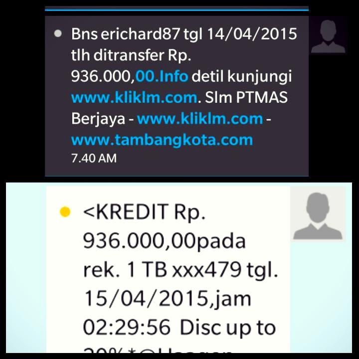 MythaTW's tweet photo. Ada yg pendapatan hrian kya gini. Tiap hr bonus lngsung msuk rekening pribadimu. Yukkk invate 54b5e53c. Thanks http://t.co/qQuMiQukRN