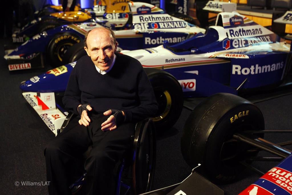 Happy birthday Frank Williams, hope you have a lovely day. 