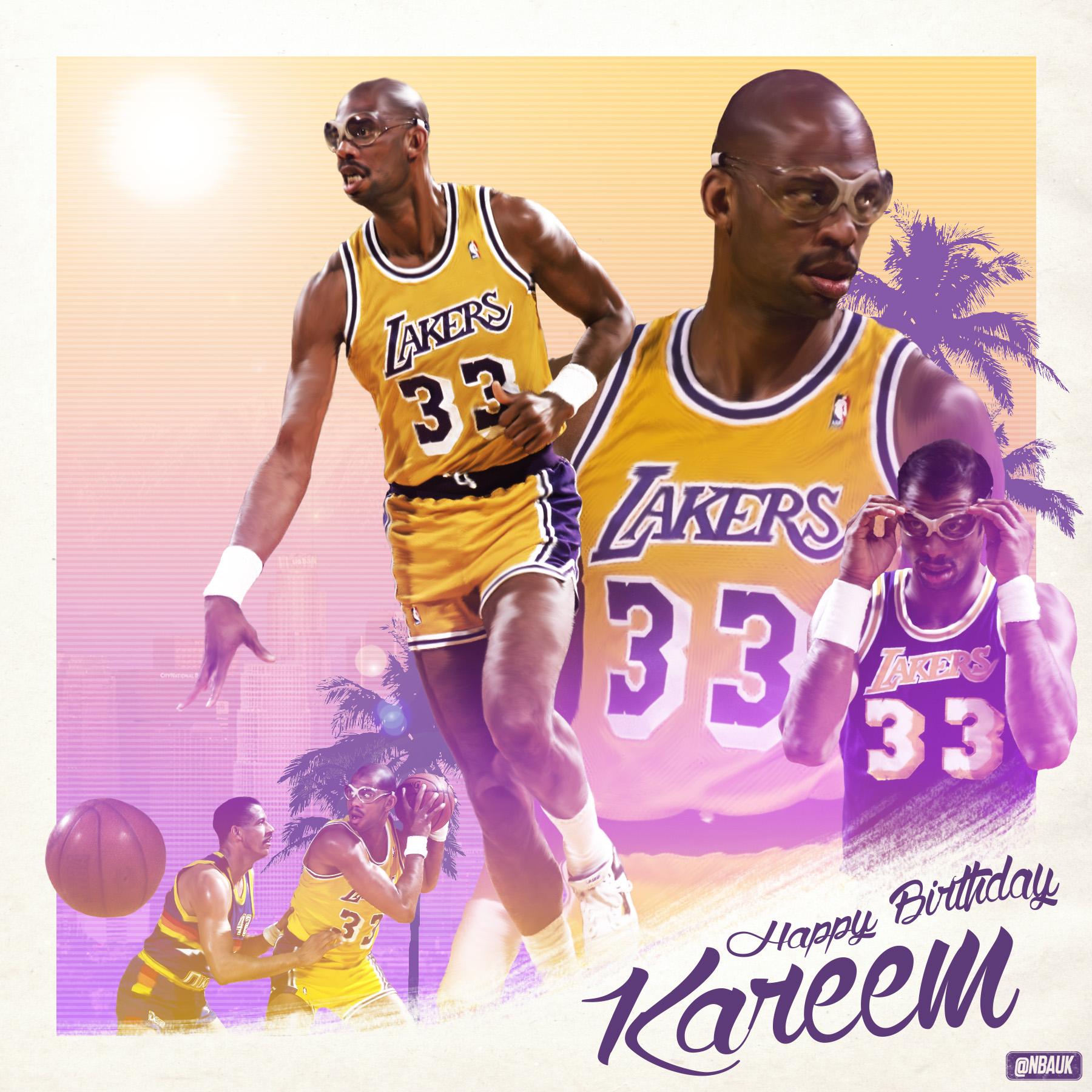 Hoy cumple años Kareem Abdul-Jabbar. El máximo anotador en la historia de la Happy birthday  
