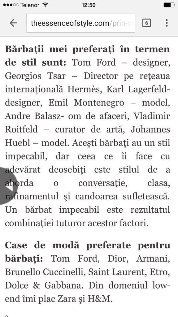 EmilOsmanovic's tweet photo. Brand manager in USA for DolceGabbana @VirgiliaVV and CEO of Vvsstyles compliments my style in Romanian news 👍👏💪🏆 http://t.co/Rjay7VW4Kd