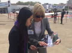 FIAFarnborough's tweet photo. Our Commercial Director, Amanda Stainer & BDM Jenny Du have enjoyed some successful meetings at #ABACE15 this week. http://t.co/mi2mP5mvnK