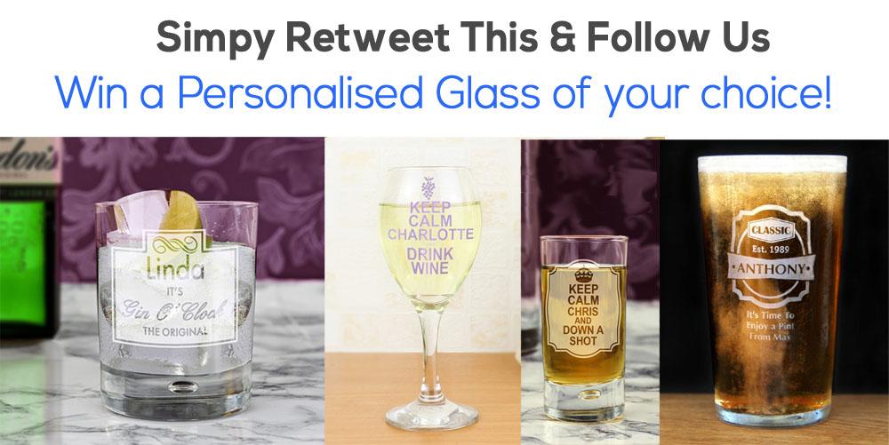 PersonaliseCoUk's tweet image. Competition! RT &amp;amp; Follow to Win a Personalised Glass of your choice &amp;gt; from Personalise.co.uk/glasses/ - Ends 30/04