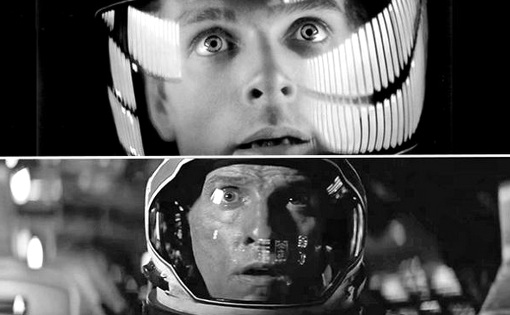 '2001 스페이스 오디세이'와 '인터스텔라'를 섞었다(동영상) huff.to/1CNOvwC