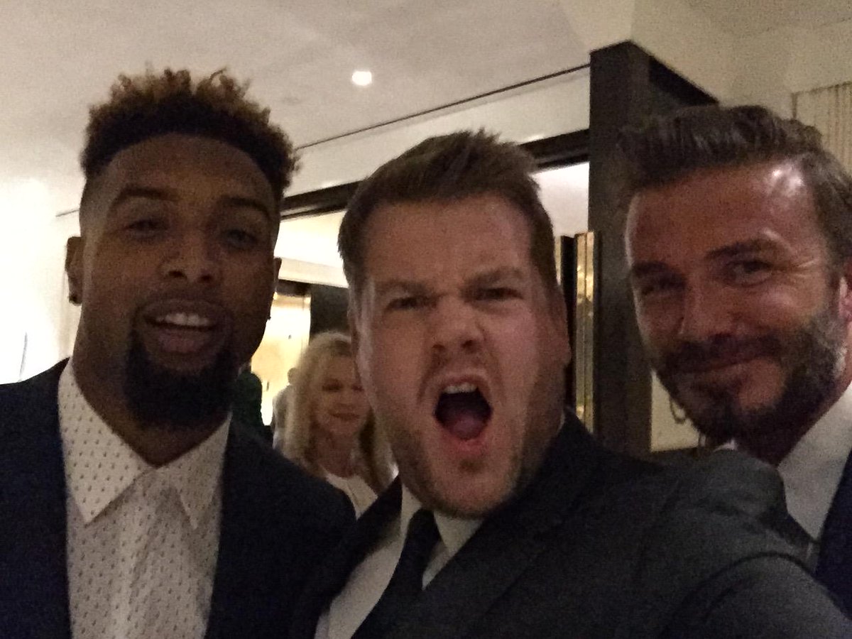 “<a href="/JKCorden/">James Corden</a>: Double Beckhams! ”