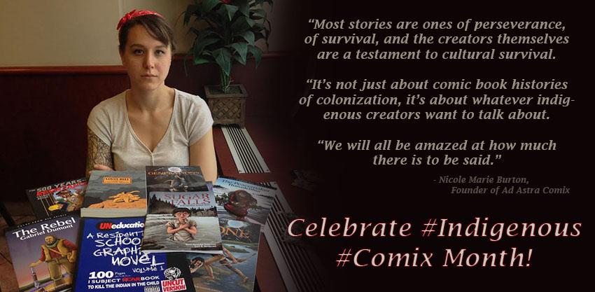 AdAstraComics's tweet image. @NowToronto on #Indigenous #Comix Month! nowtoronto.com/art-and-books/… | More info: adastracomix.com/production/apr… #NativeComics