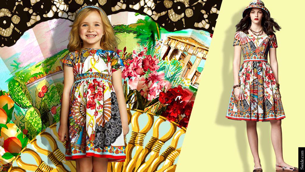 ドルチェ ガッバーナ ジャパン ゴールデンウィークは母娘おそろいルックでお出掛けしませんか 扇子をモチーフにした色鮮やかな ワンピースやケープ バミューダパンツなど ドルチェ ガッバーナ15春夏コレクションより Holiday Fashion Http T Co