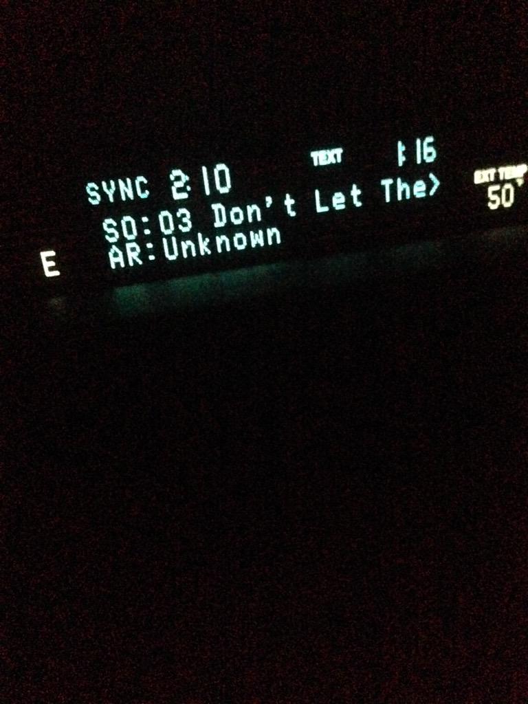 Super_Thumper's tweet image. #FordSYNC went crazy in my car, and now my stereo only plays @bearsdenmusic &amp;amp; @theonceband! Haha! (I don't mind!) 😂🎵😉