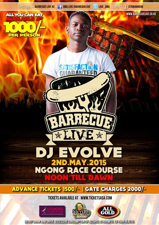 MpashoNews's tweet photo. Catch @DjEvolve1 Live at @live_bbq 8th Edition!! 2nd May at Ngong Racecourse

Buy your advance tickets at only 1500/= http://t.co/v3PKTK3ig6