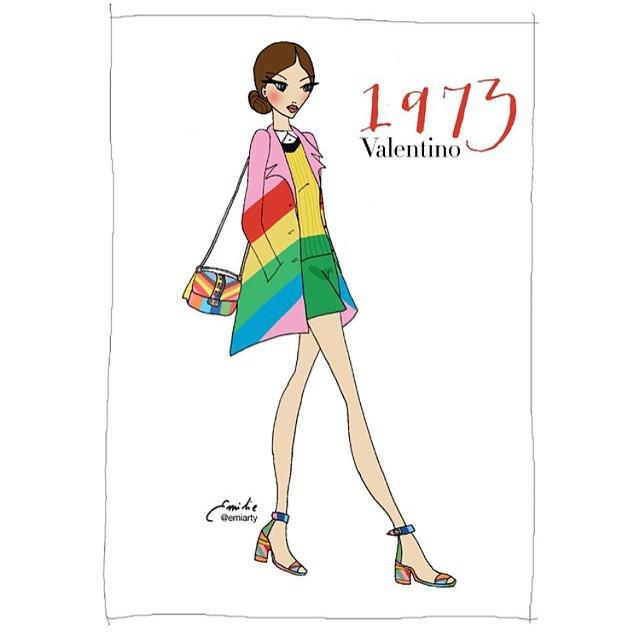 MaisonValentino's tweet image. Thank you @emiarty for the #fanart #1973collection ift.tt/1aYE41R