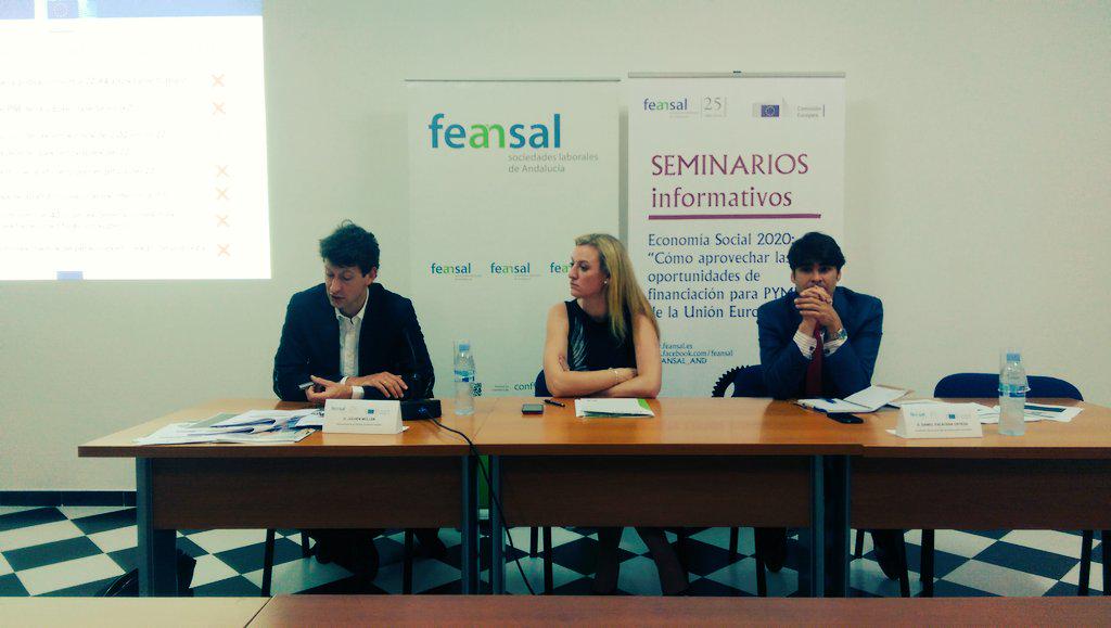 FEANSAL_Huelva's tweet photo. Jochen Müller @EUmadrid , analiza desd el pto.d vista europeo apoyos a PYMES @CONFESAL @SociedadLaboral @FEANSAL_AND http://t.co/2jmlXVOM7l