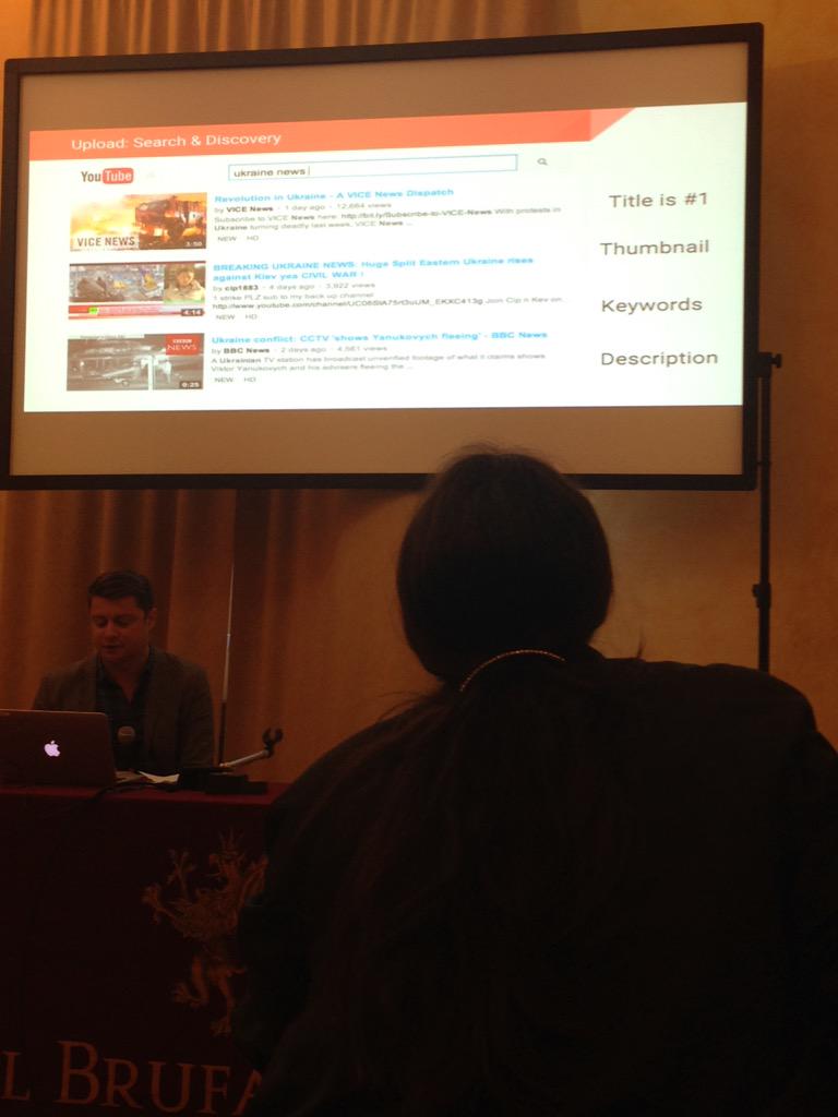 tourtools's tweet image. The headline is very important to optimize the search and discovery of your video #ijf15 #youtubemasterclass