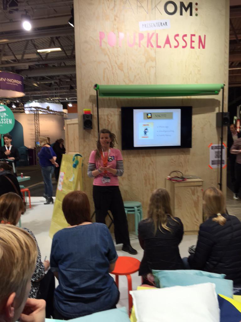 kossan62's tweet image. @StigsdotterAnna pratar om #xnote på #SETT2015 #kbasett2015