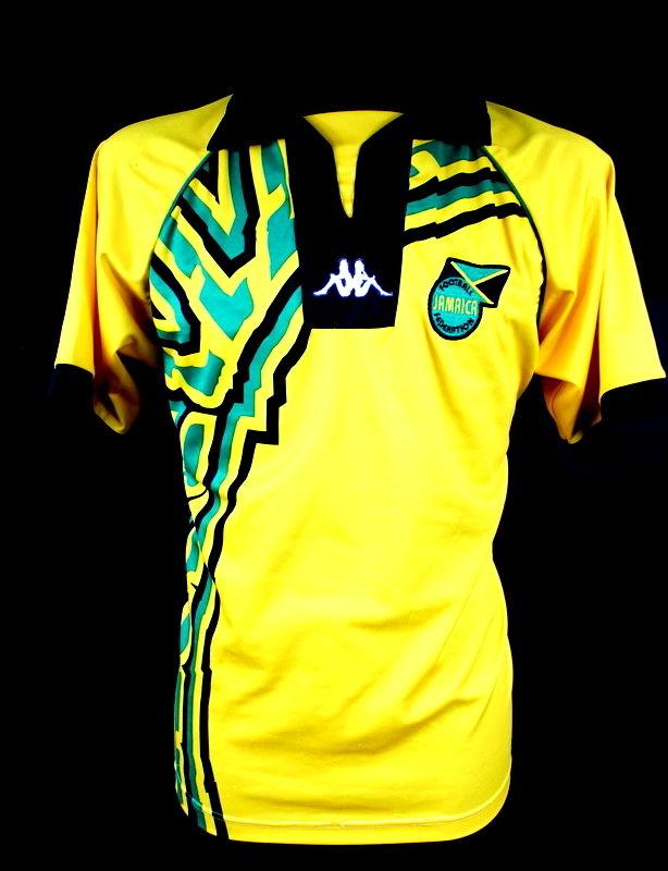 retro jamaica football shirt