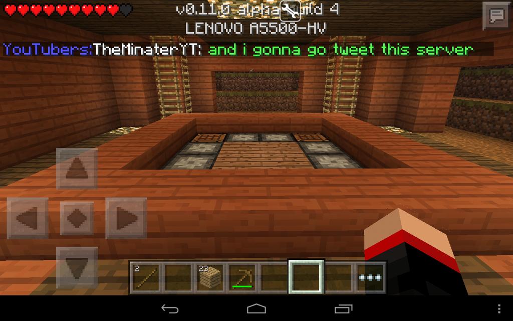arafhana51's tweet photo. #CrowCraft!!! I'm on CrowCraft the 0.11.0 build 4 minecraft pe server join now!, its Cool! http://t.co/erSKYqx0mA