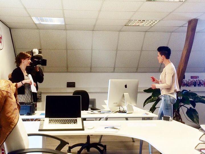 Vandaag zijn de bedrijfsfilms van de finalisten <a href="/VeraDings/">V E ®A</a> @FotografieKiki  en @Marcia_Adams1 opgenomen.