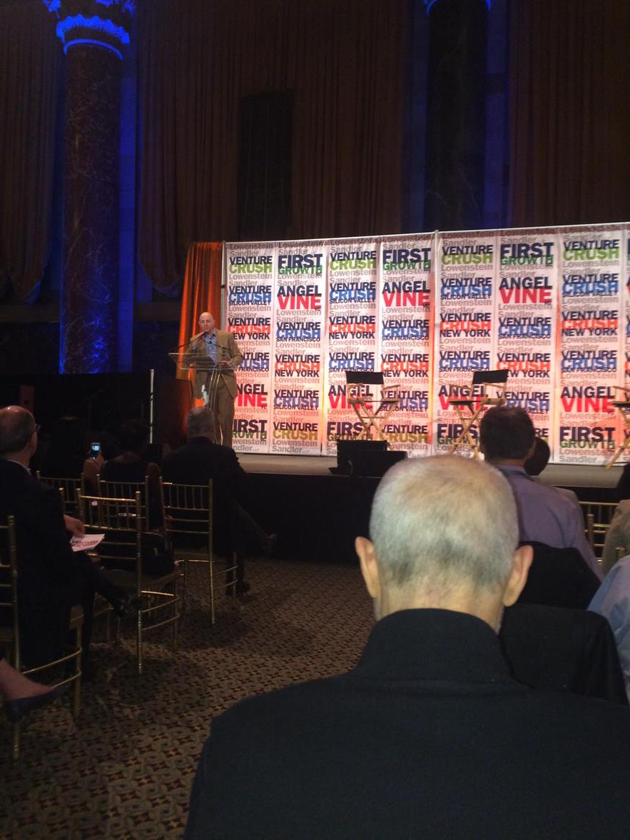 RodmanRich's tweet photo. Happy to have @edgrapenutzimm kick off the @venturecrushny http://t.co/XgBGghAFHS