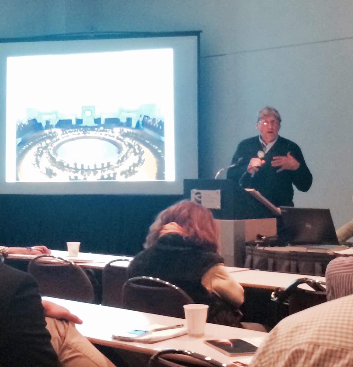 fairewinds's tweet photo. Harvey Wasserman turns up at Uranium Symposium in #Quebec ! #uranium2015 http://t.co/BQi1GQJlWS