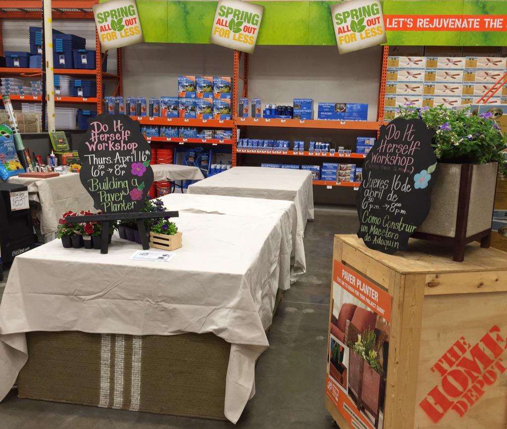 Tierra1551's tweet photo. Come &amp; join us April 16th 6:30p for a Do It Herself Workshop at the Mesquite Home Depot @mhd6537 @FewBryan @6537Asm http://t.co/7cWHgaunrK